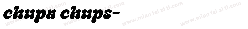 chupa chups字体转换